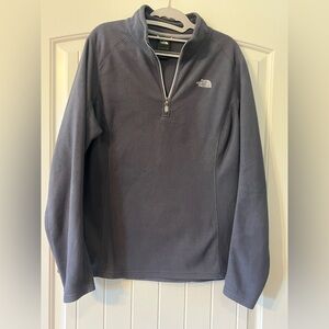The NorthFace fleece pullover/ light purple gray/ ladies size XL